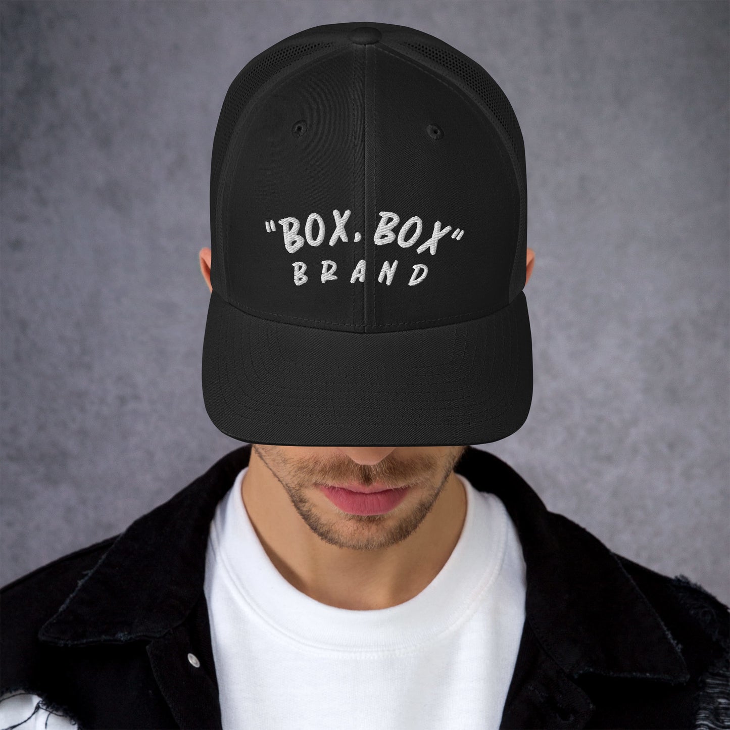 "BOX, BOX" BRAND Trucker Cap