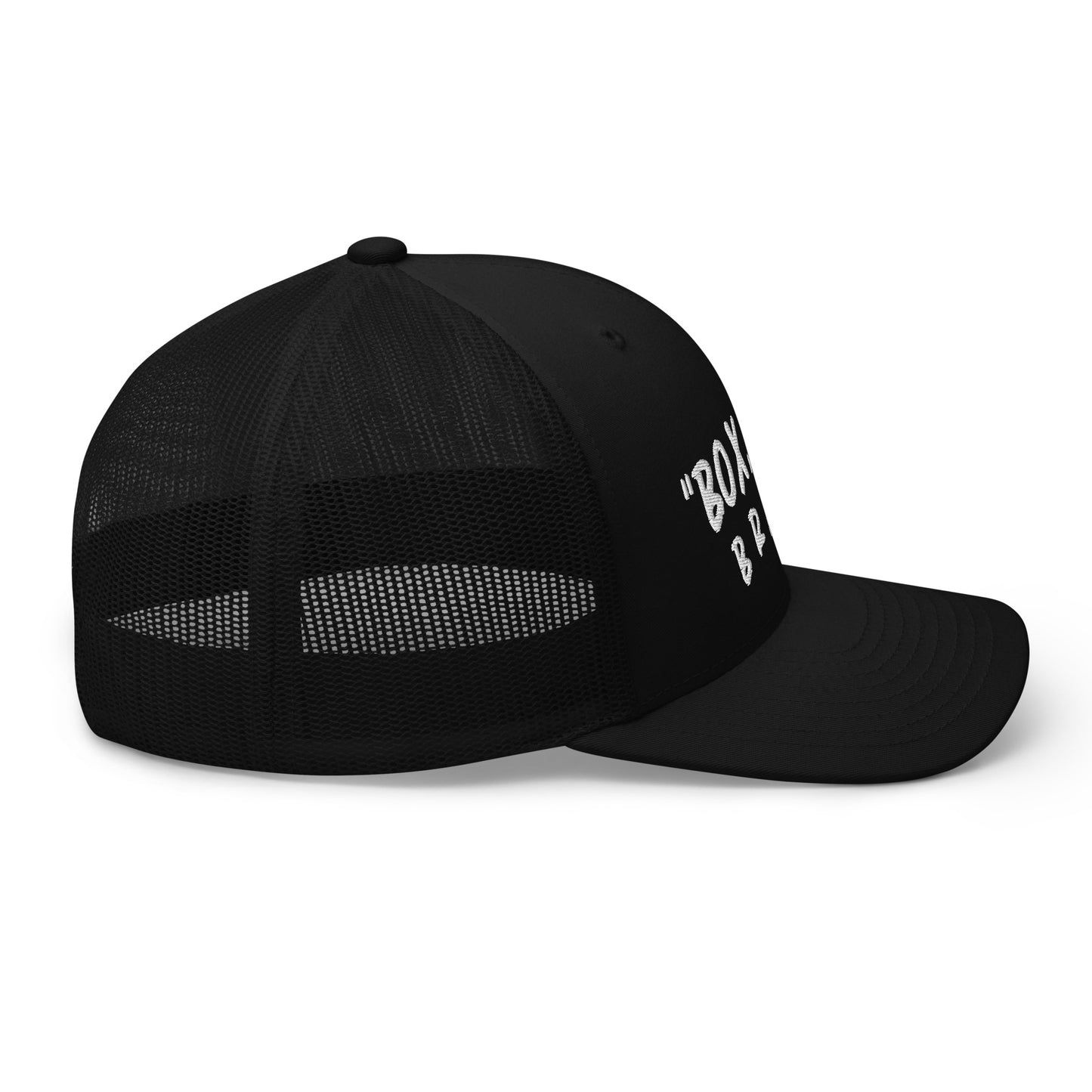 "BOX, BOX" (Curve) Trucker Cap