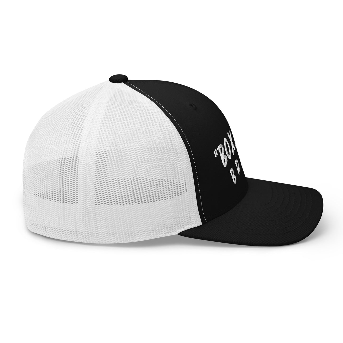 "BOX, BOX" (Curve) Trucker Cap