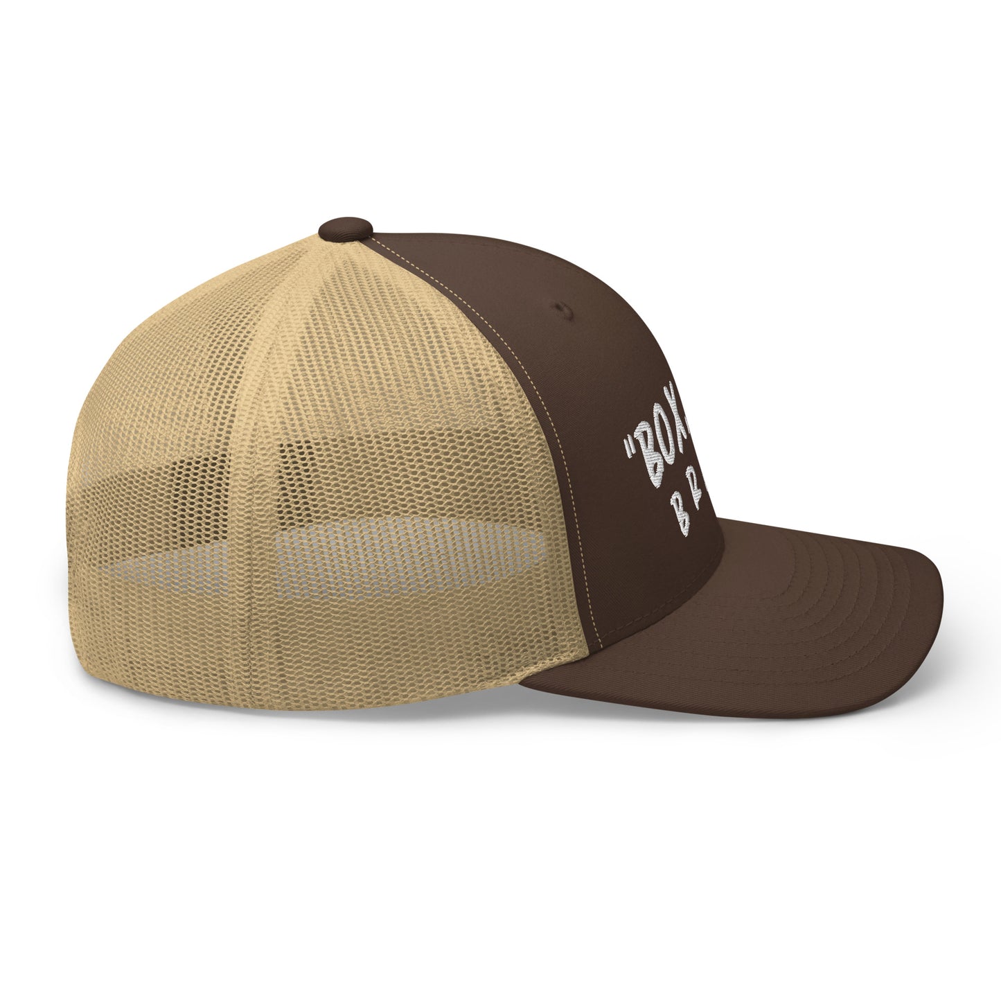 "BOX, BOX" (Curve) Trucker Cap