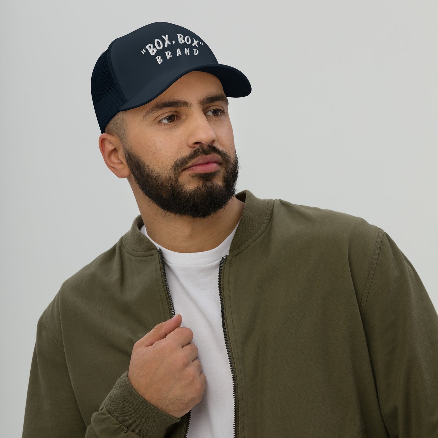 "BOX, BOX" BRAND Trucker Cap