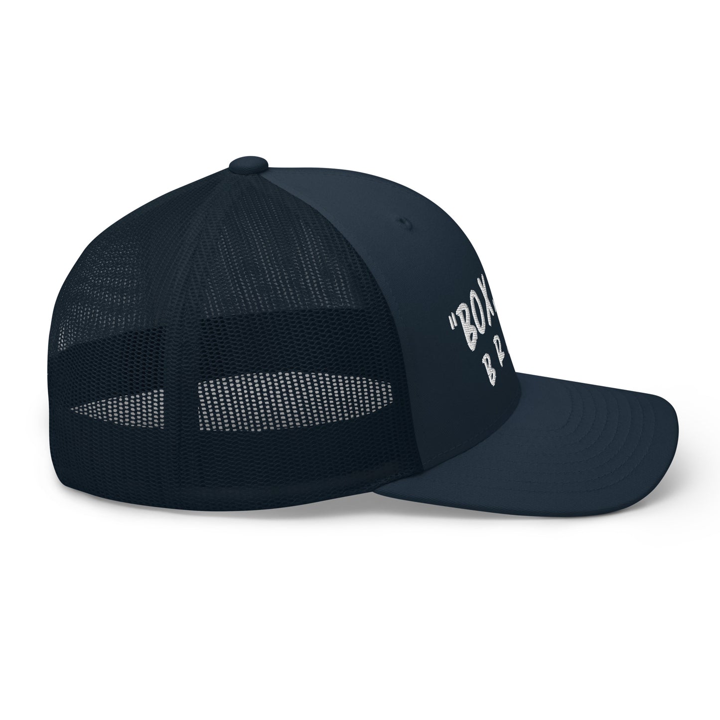 "BOX, BOX" (Curve) Trucker Cap