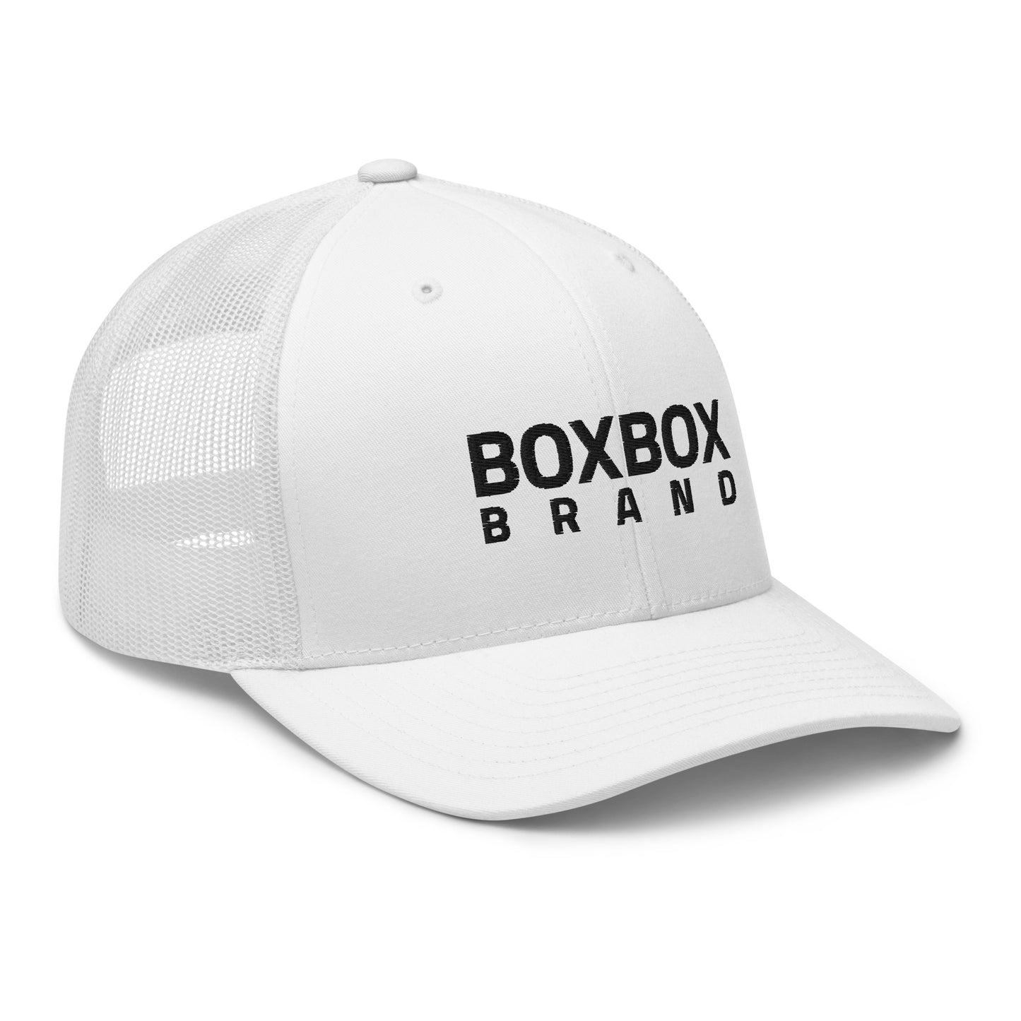 BOX BOX BRAND (White) Trucker Cap