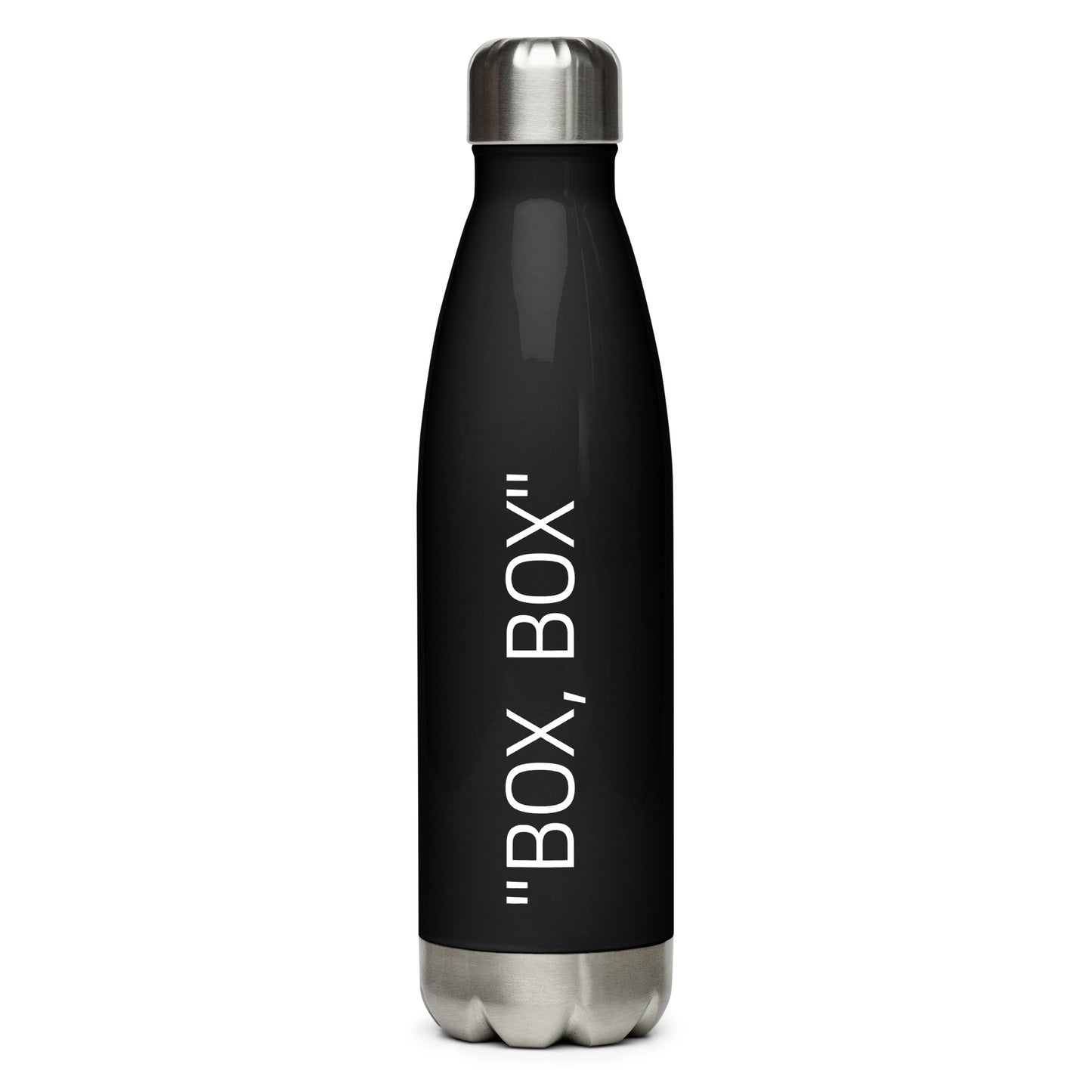 BOX, BOX BRAND Black Stainless Steel Water Bottle