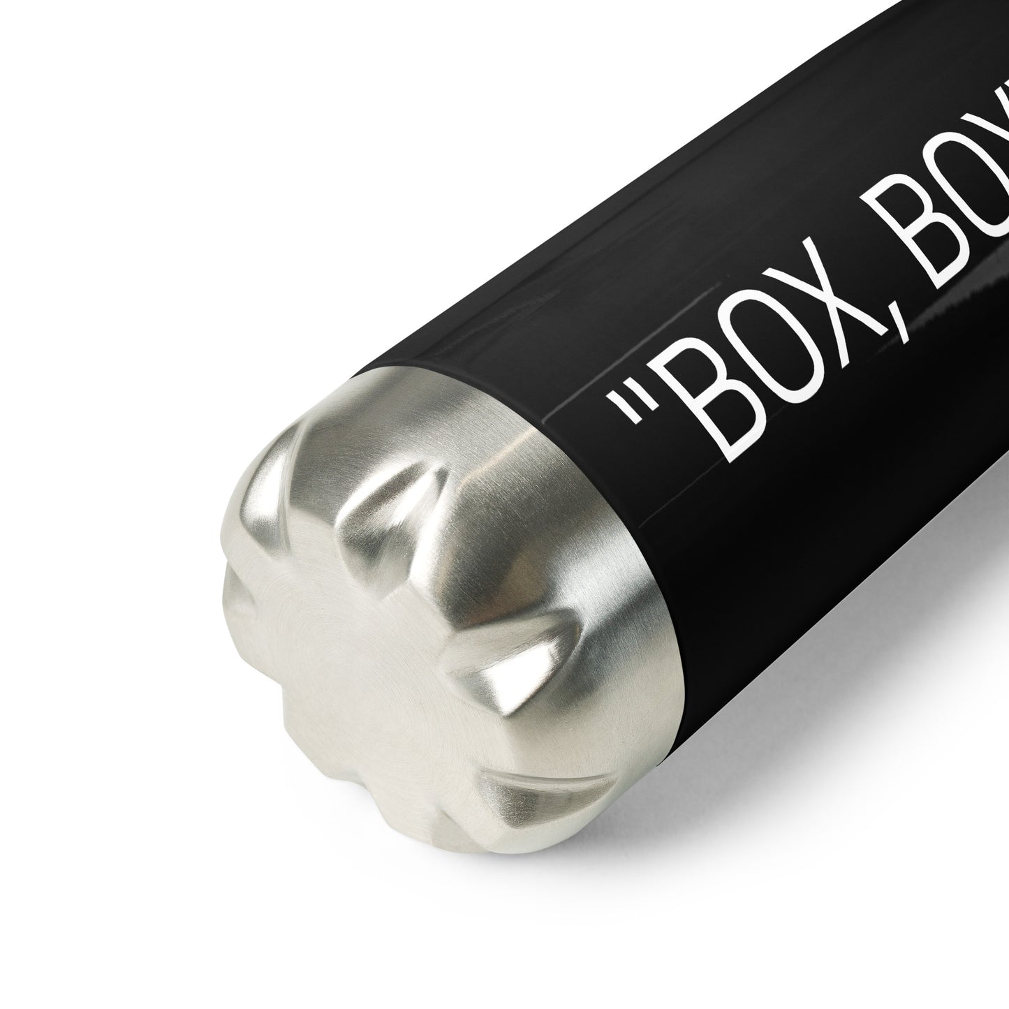 BOX, BOX BRAND Black Stainless Steel Water Bottle