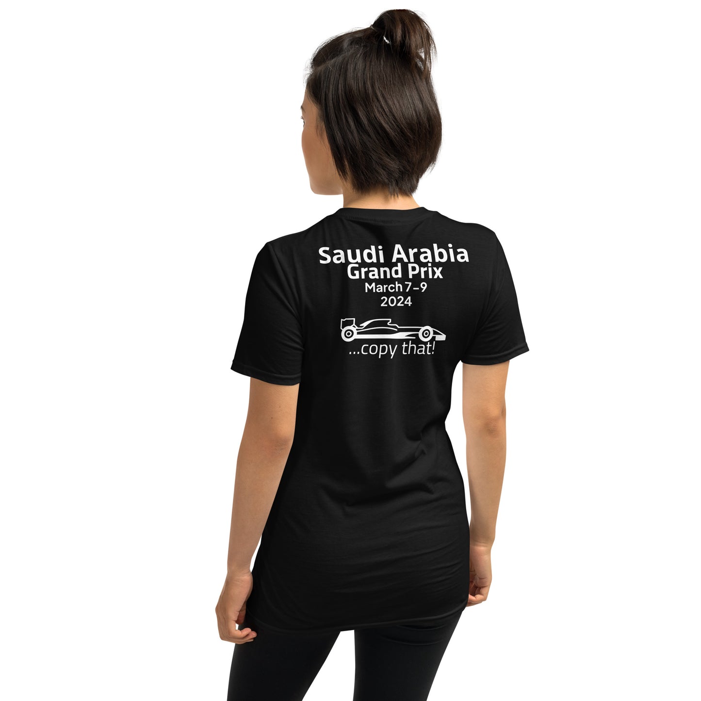 2024 Saudi Arabia Grand Prix Reverse Short-Sleeve Unisex T-Shirt