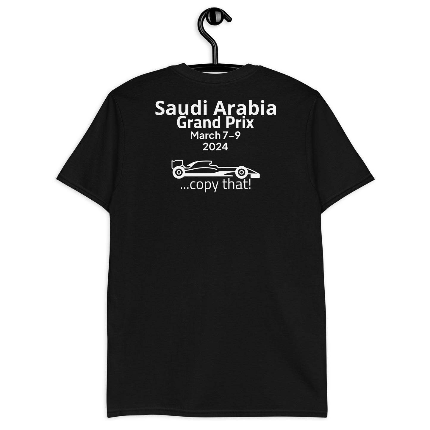 2024 Saudi Arabia Grand Prix Reverse Short-Sleeve Unisex T-Shirt