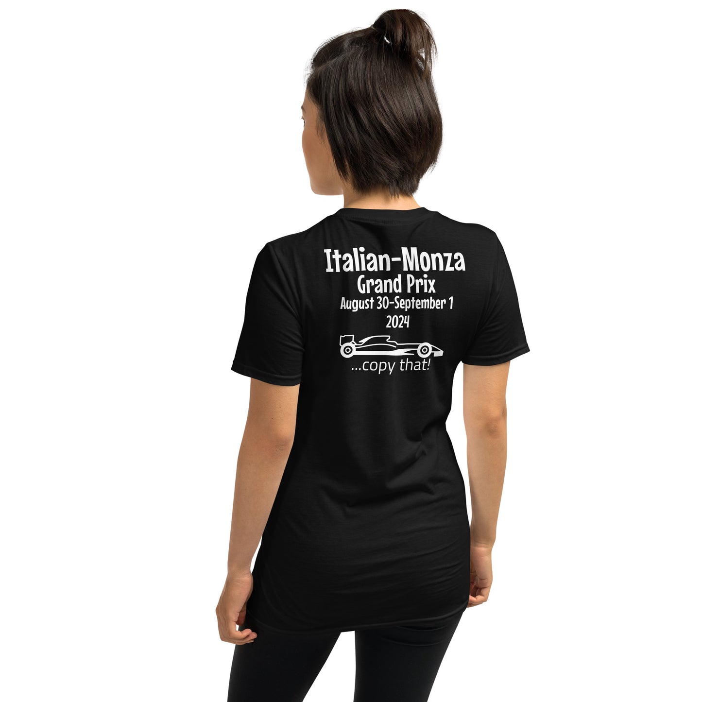 2024 Italian-Monza Grand Prix Reverse Short-Sleeve Unisex T-Shirt