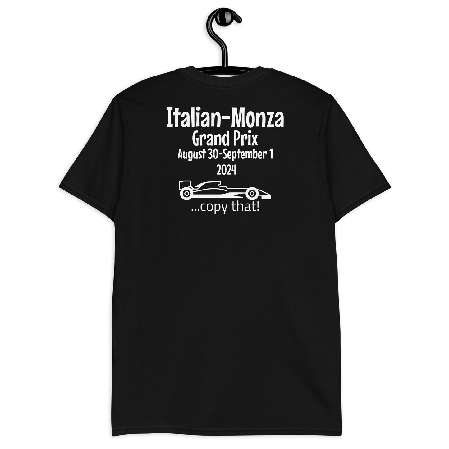 2024 Italian-Monza Grand Prix Reverse Short-Sleeve Unisex T-Shirt
