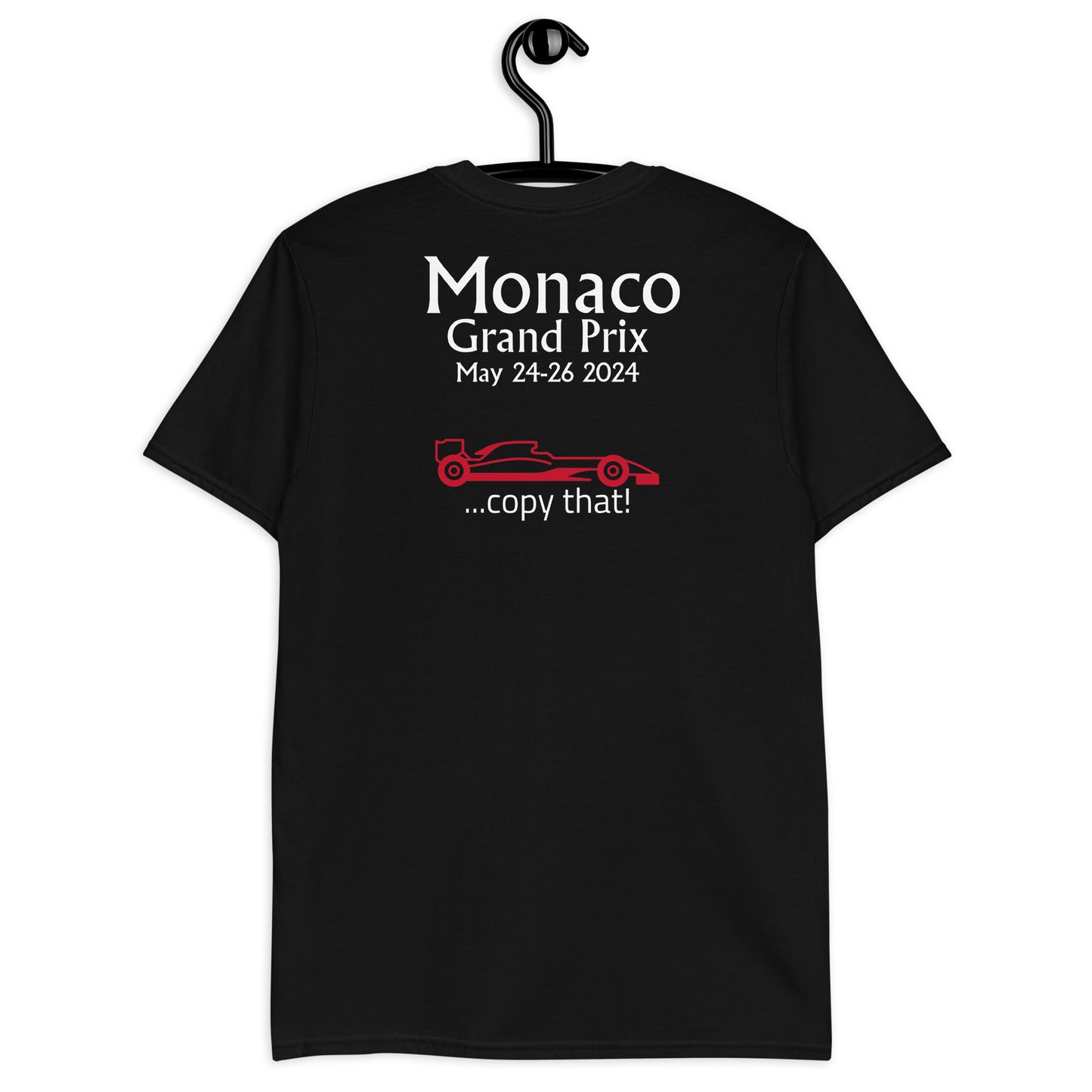 2024 Monaco Grand Prix Reverse Short-Sleeve Unisex T-Shirt