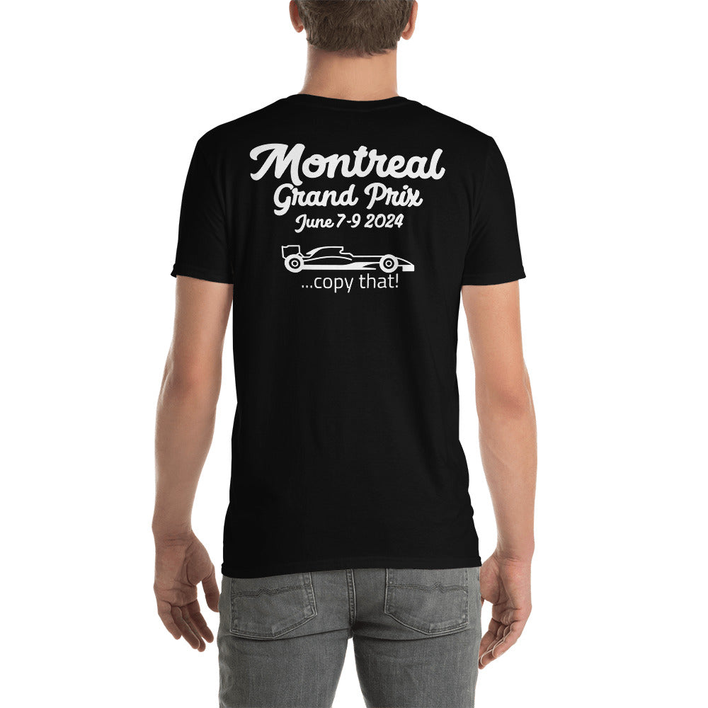 2024 Montreal Grand Prix Reverse Short-Sleeve Unisex T-Shirt