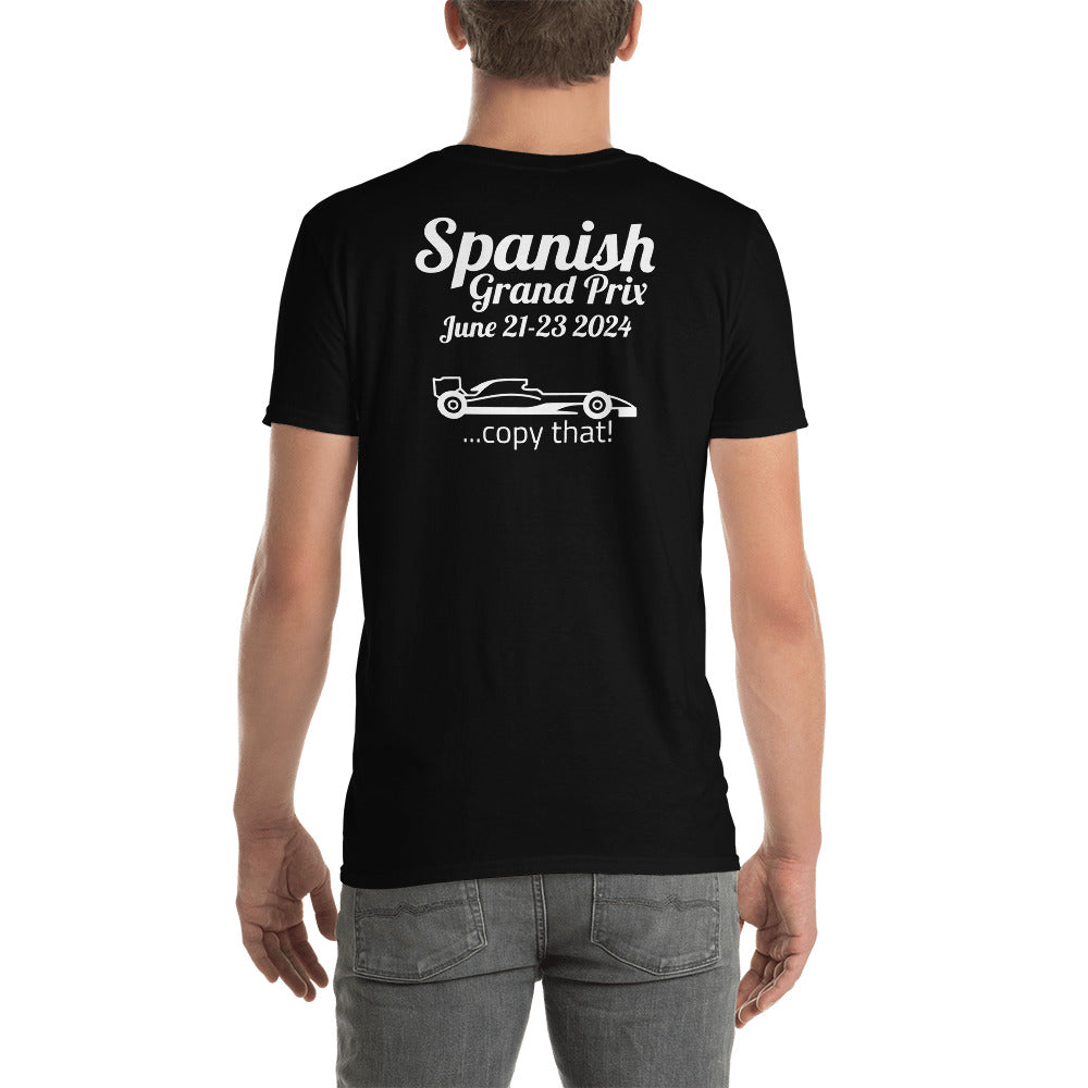 2024 Spanish Grand Prix Reverse Short-Sleeve Unisex T-Shirt
