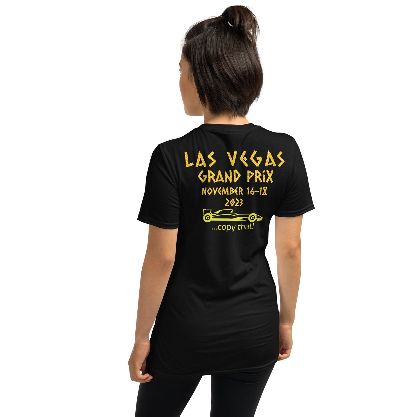 2023 Las Vegas Grand Prix Reverse Short-Sleeve Unisex T-Shirt