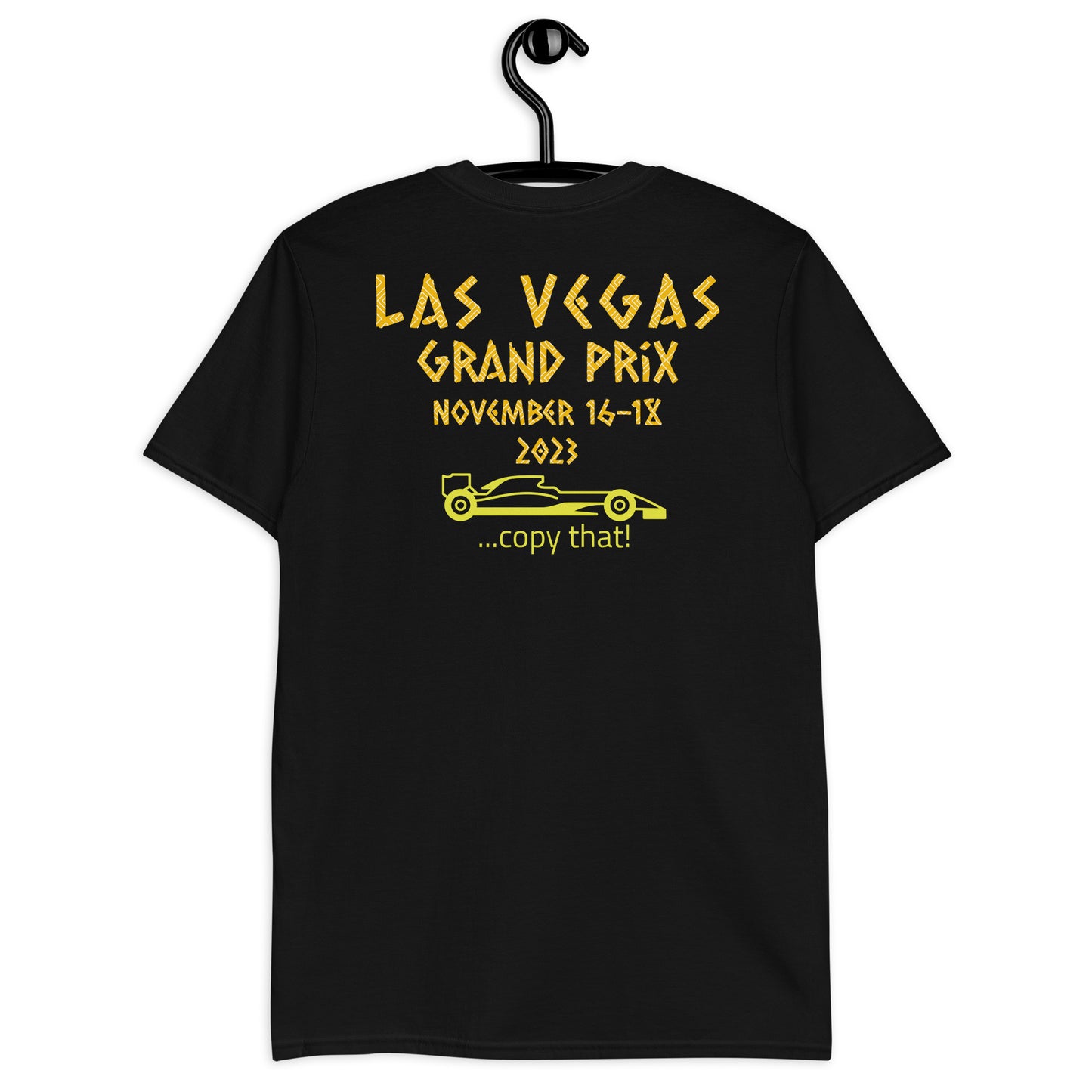 2023 Las Vegas Grand Prix Reverse Short-Sleeve Unisex T-Shirt