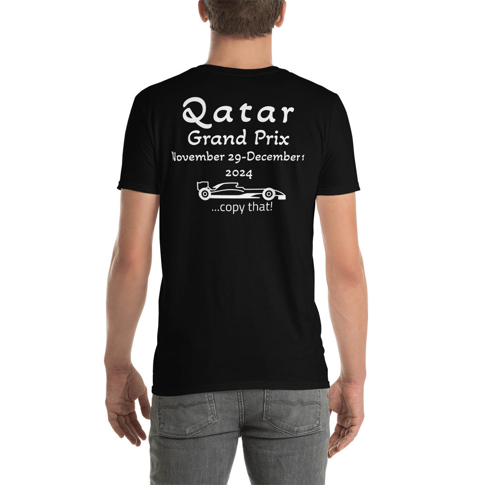 2024 Qatar Grand Prix Reverse Short-Sleeve Unisex T-Shirt