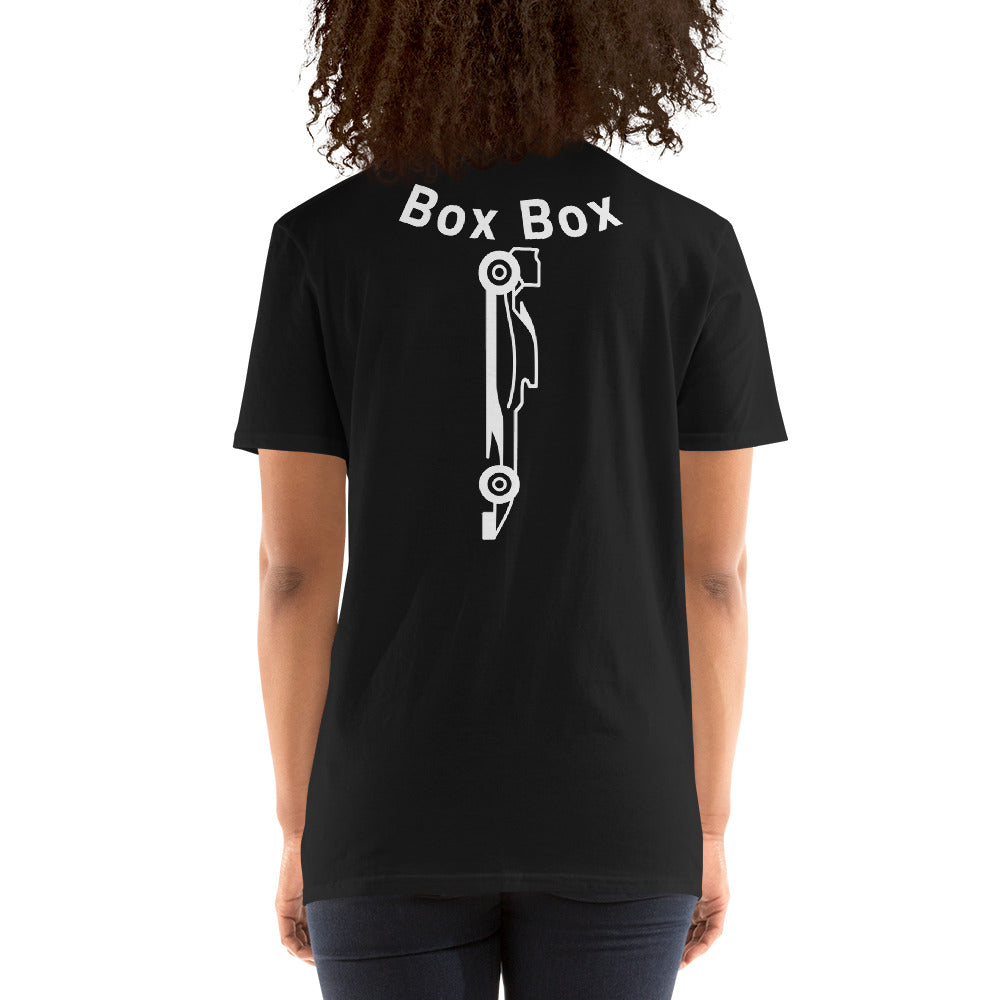 Box Box (curve) Reverse Short-Sleeve Unisex T-Shirt