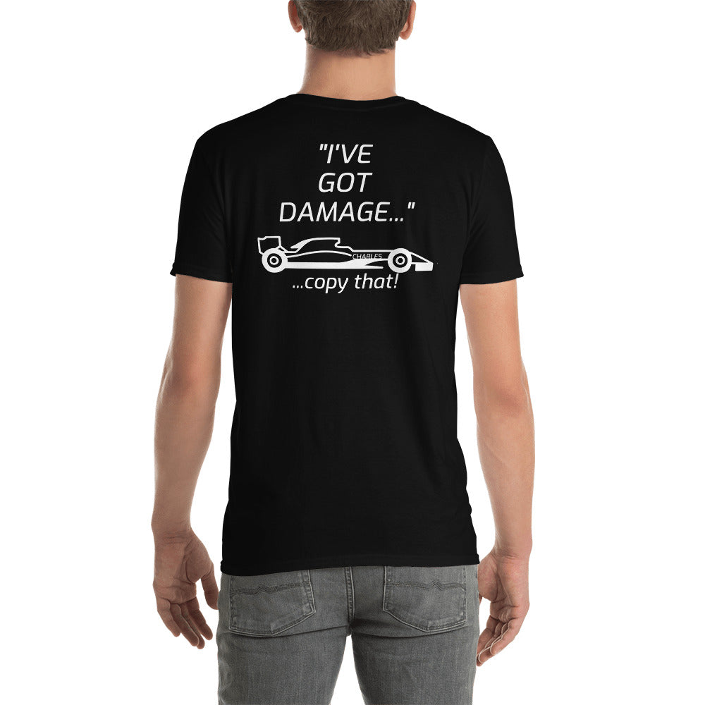 I've Got Damage Dark (Leclerc) Short-Sleeve Unisex T-Shirt
