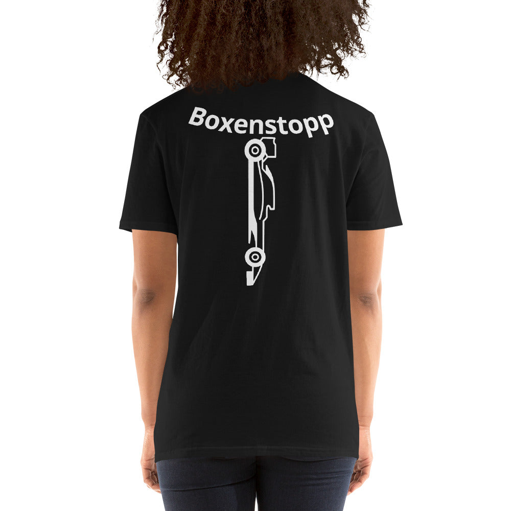 Boxenstopp Dark (Curve) Reverse Short-Sleeve Unisex T-Shirt