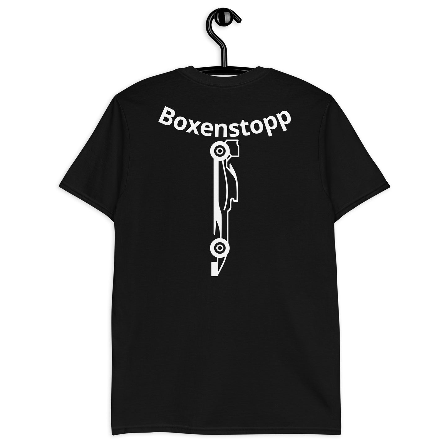 Boxenstopp Dark (Curve) Reverse Short-Sleeve Unisex T-Shirt