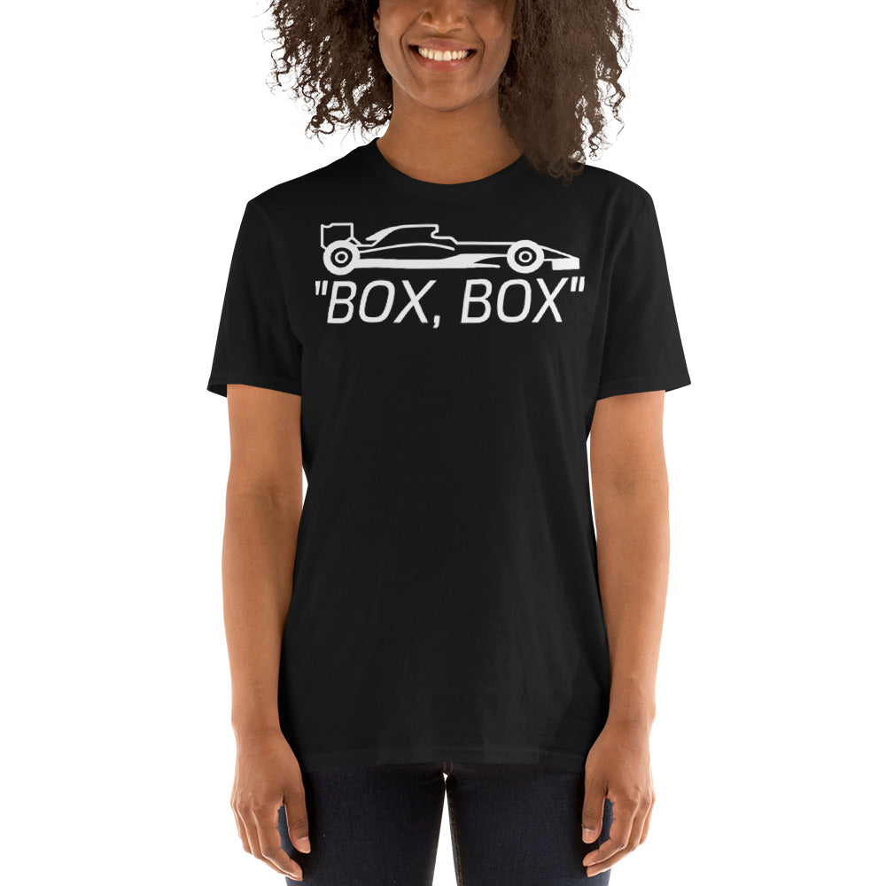 "BOX, BOX" Dark Short-Sleeve Unisex T-Shirt