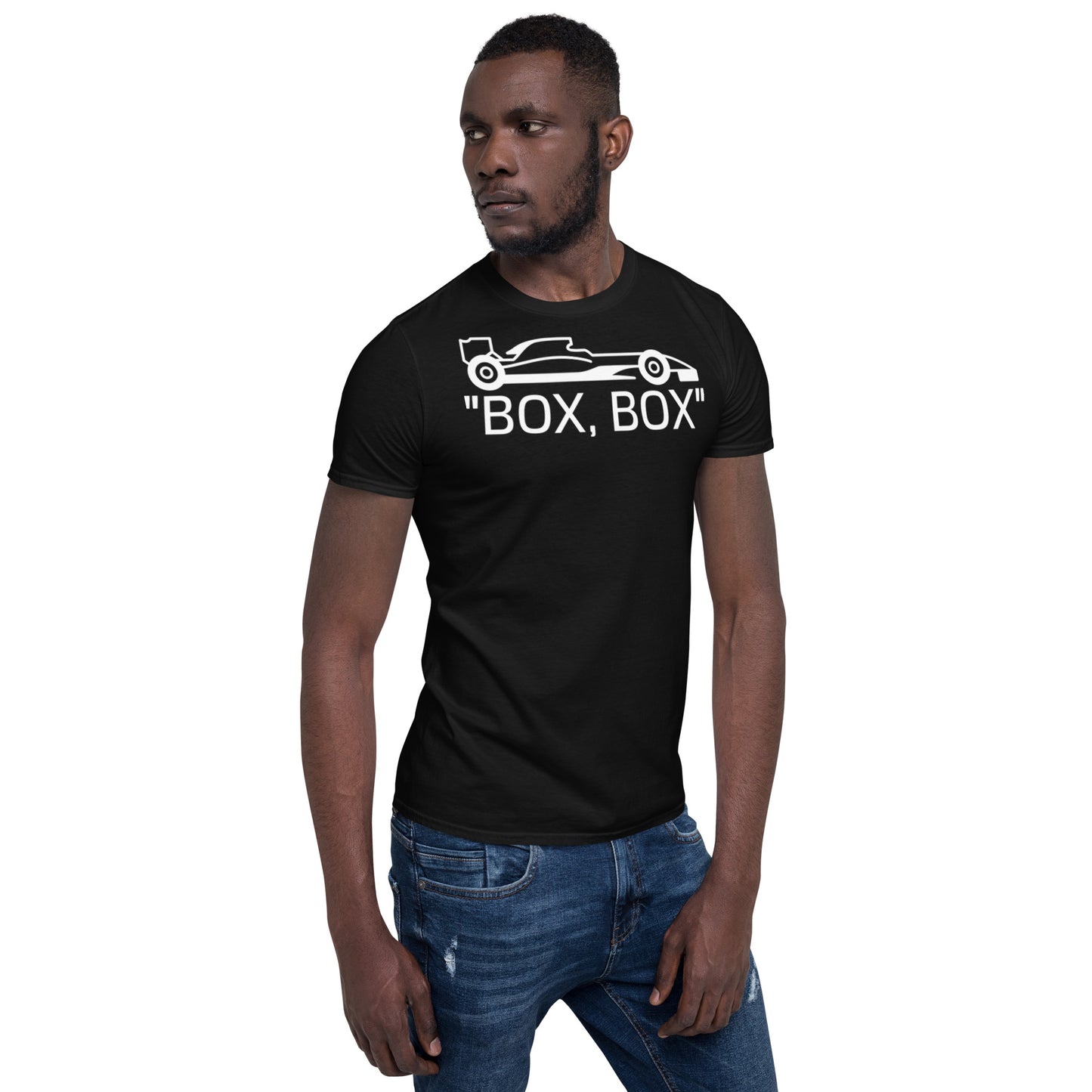 "BOX, BOX" Dark Short-Sleeve Unisex T-Shirt