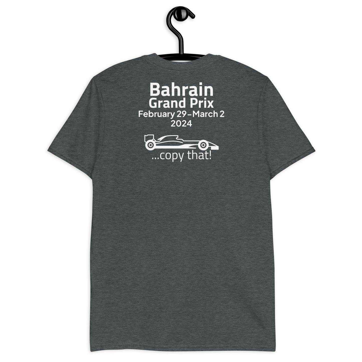 2024 Bahrain Grand Prix Reverse Short-Sleeve Unisex T-Shirt