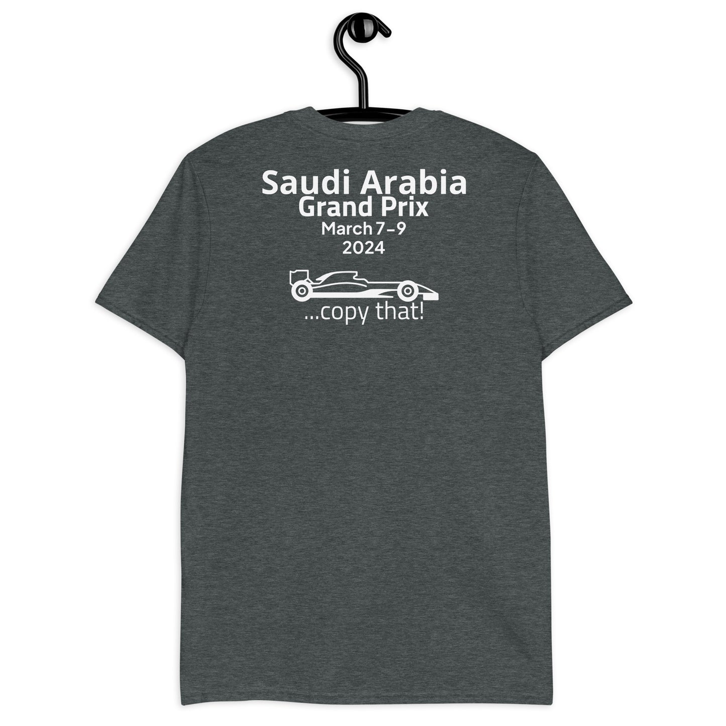2024 Saudi Arabia Grand Prix Reverse Short-Sleeve Unisex T-Shirt