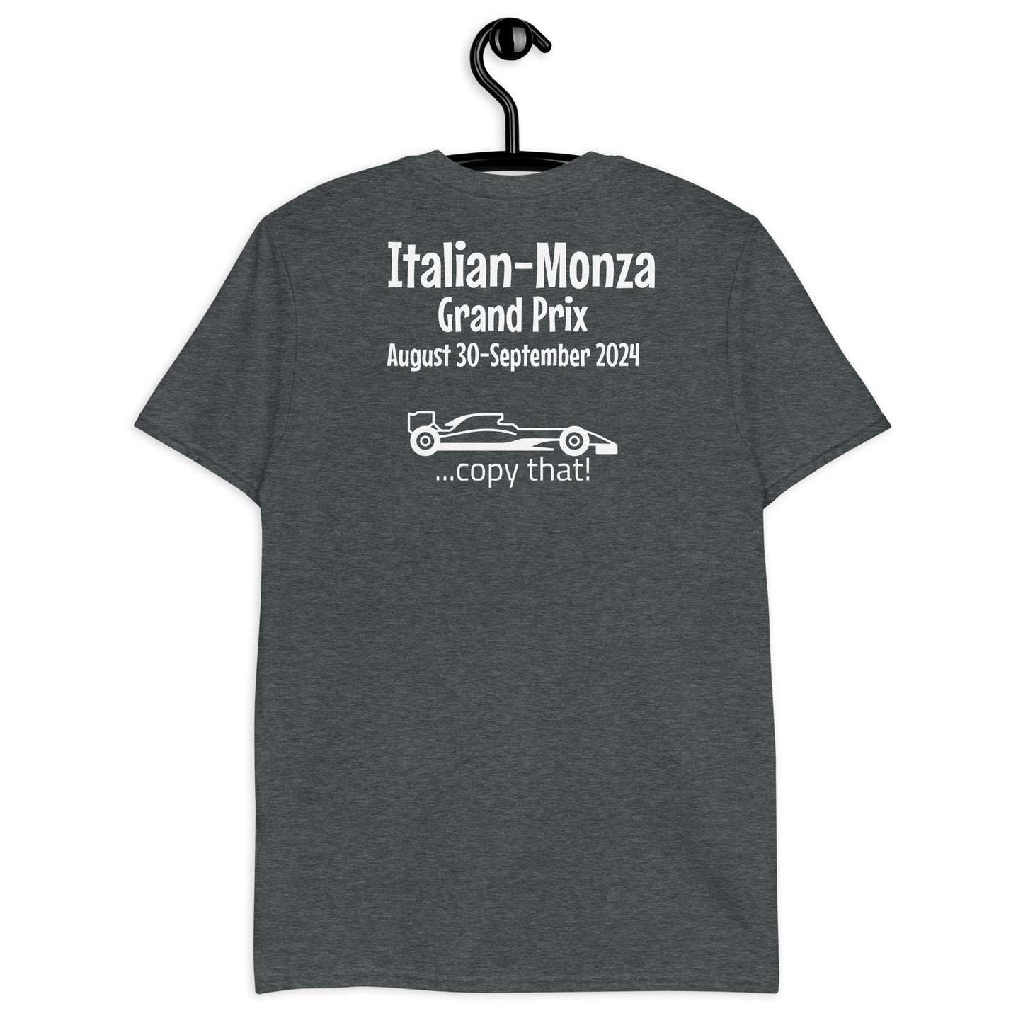 2024 Italian-Monza Grand Prix Reverse Short-Sleeve Unisex T-Shirt