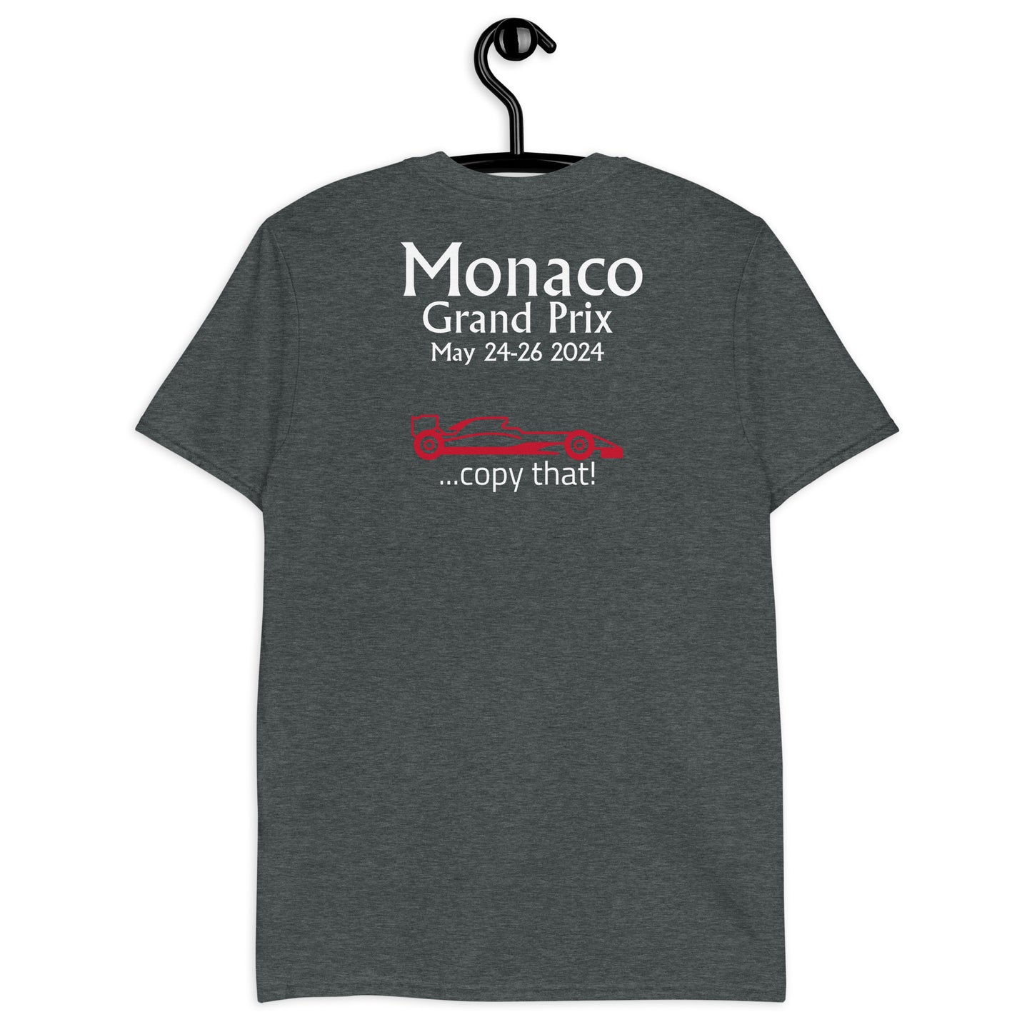 2024 Monaco Grand Prix Reverse Short-Sleeve Unisex T-Shirt