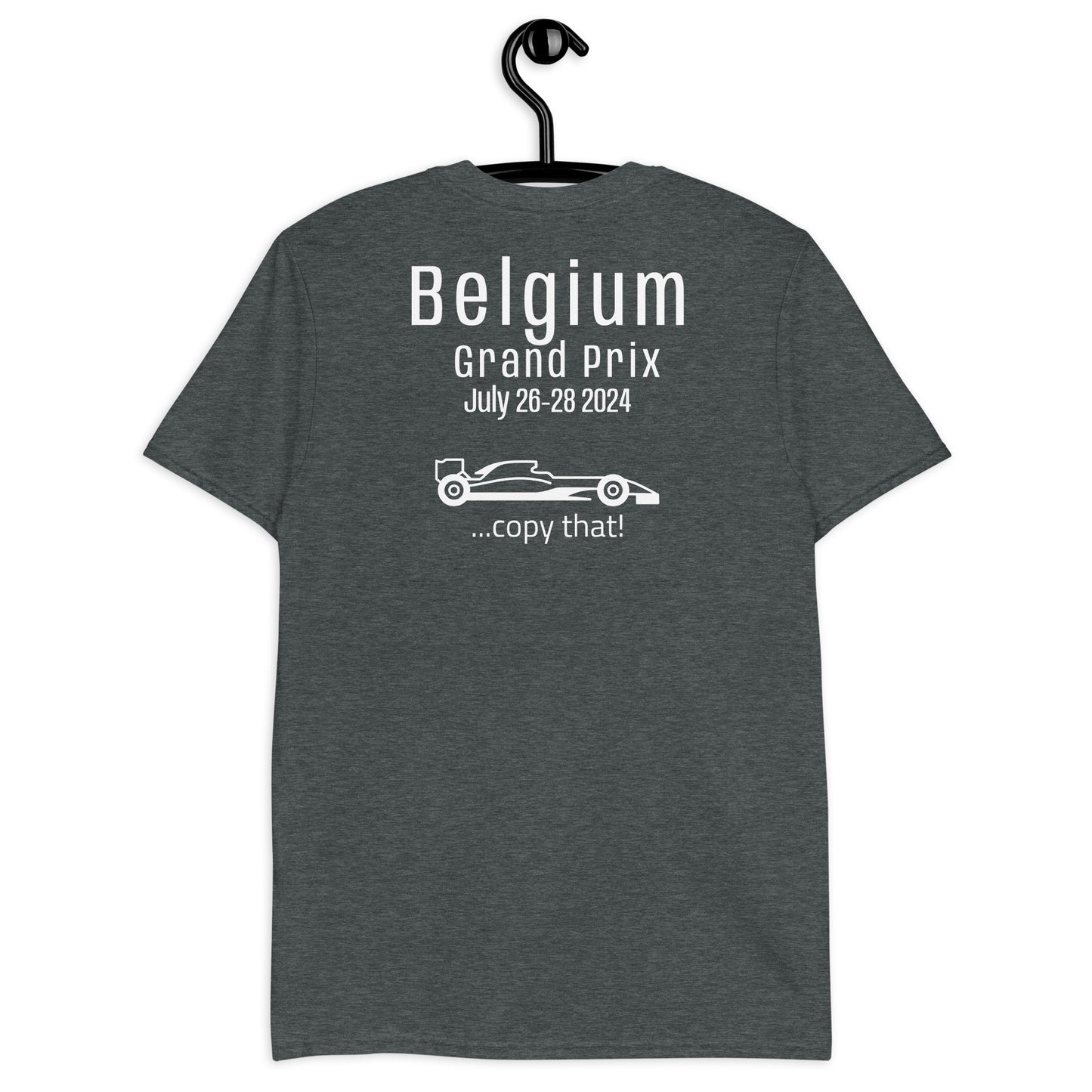 2024 Belgium Grand Prix Reverse Short-Sleeve Unisex T-Shirt