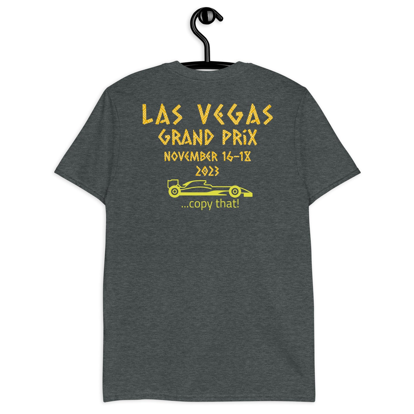 2023 Las Vegas Grand Prix Reverse Short-Sleeve Unisex T-Shirt