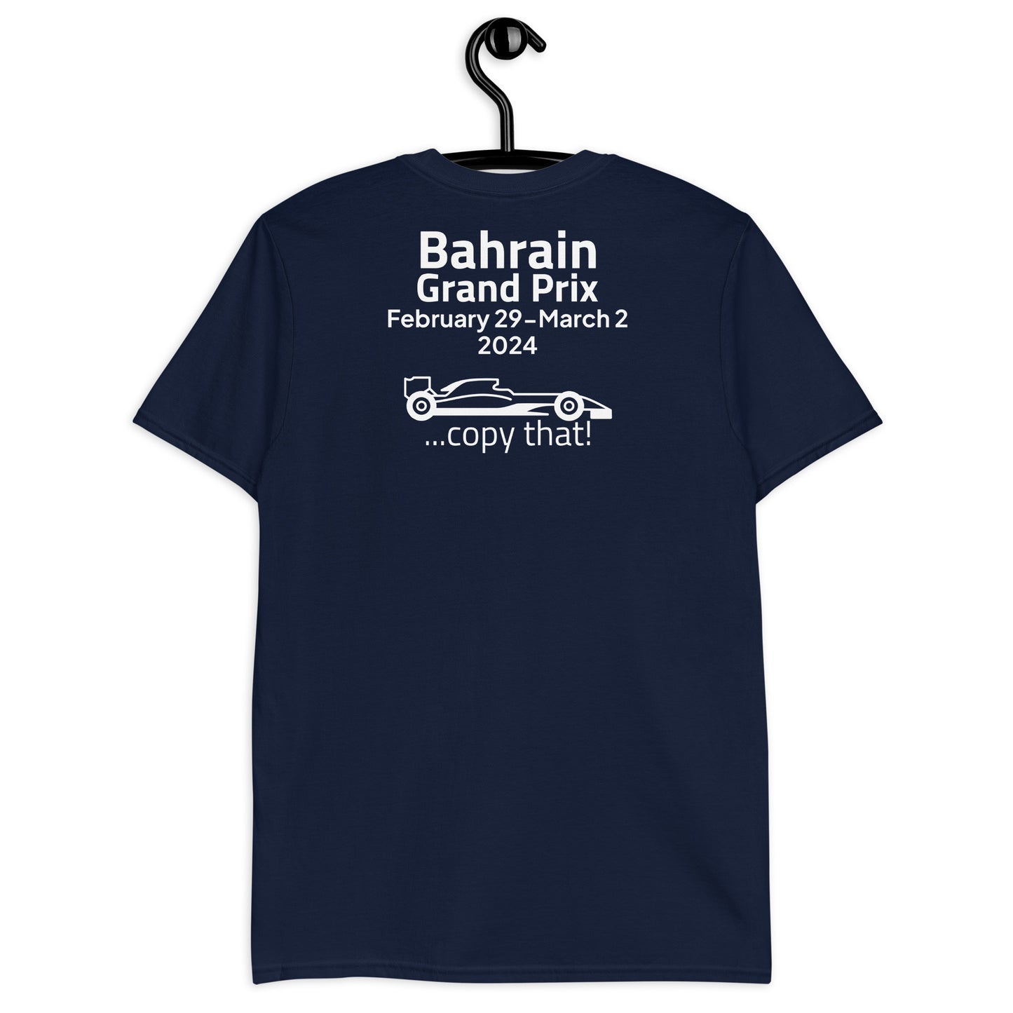 2024 Bahrain Grand Prix Reverse Short-Sleeve Unisex T-Shirt