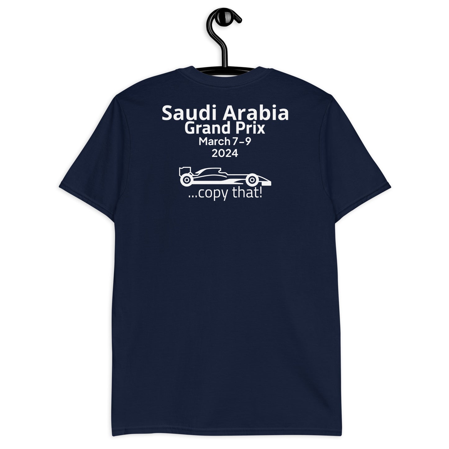 2024 Saudi Arabia Grand Prix Reverse Short-Sleeve Unisex T-Shirt