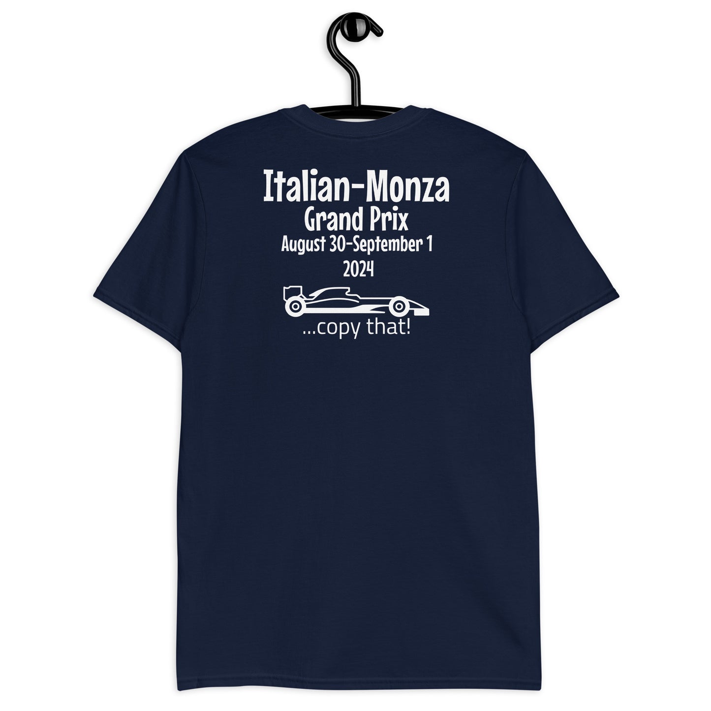 2024 Italian-Monza Grand Prix Reverse Short-Sleeve Unisex T-Shirt