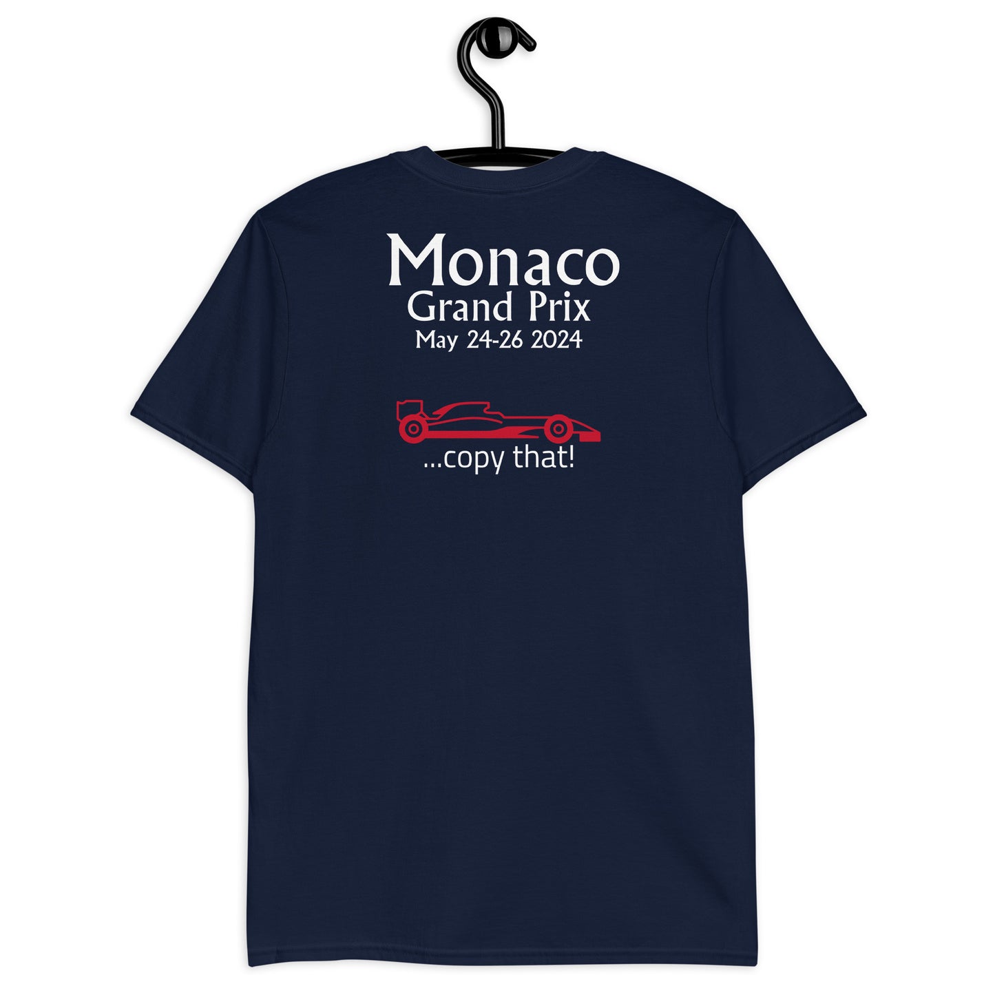 2024 Monaco Grand Prix Reverse Short-Sleeve Unisex T-Shirt