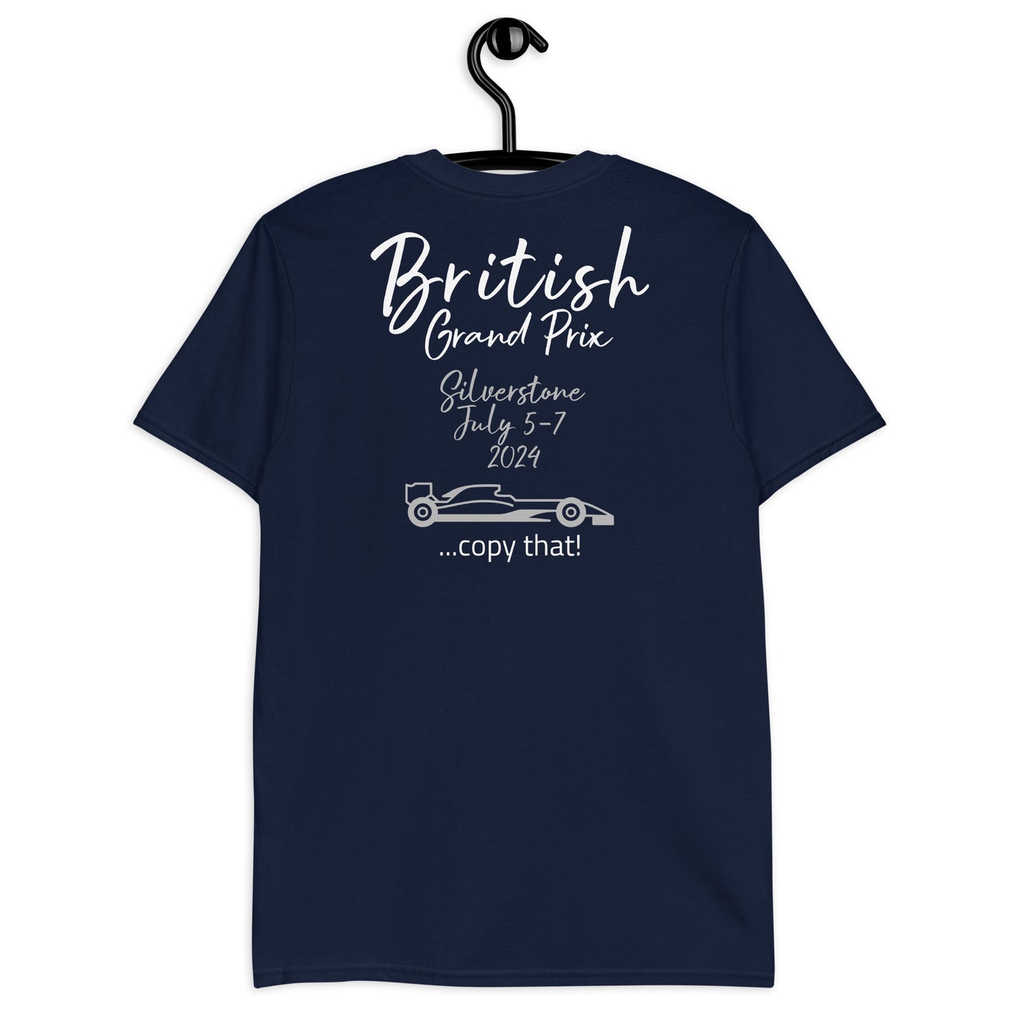 2024 British Grand Prix Silverstone Reverse Short-Sleeve Unisex T-Shirt
