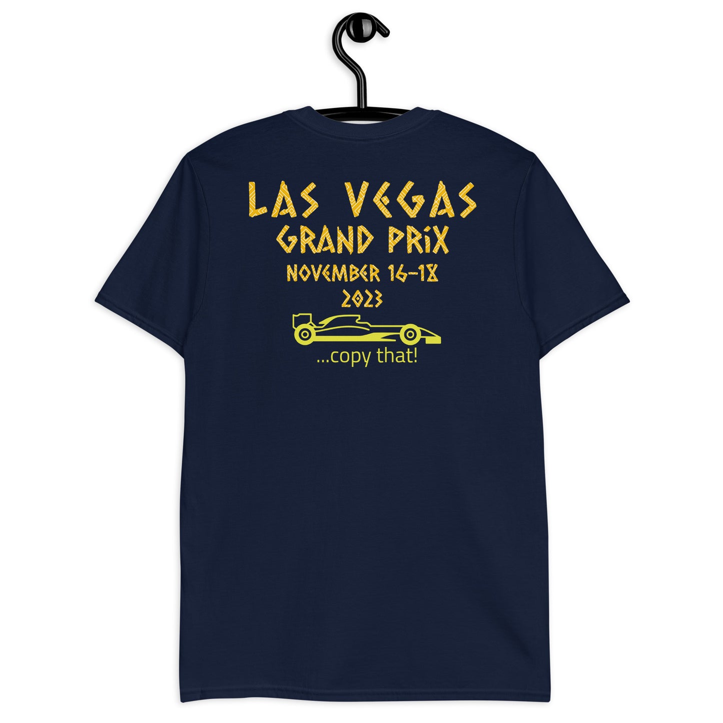 2023 Las Vegas Grand Prix Reverse Short-Sleeve Unisex T-Shirt