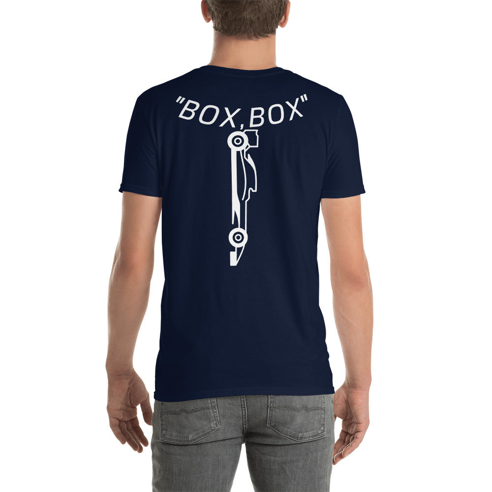"BOX,BOX" Reverse (Curve) Short-Sleeve Unisex T-Shirt