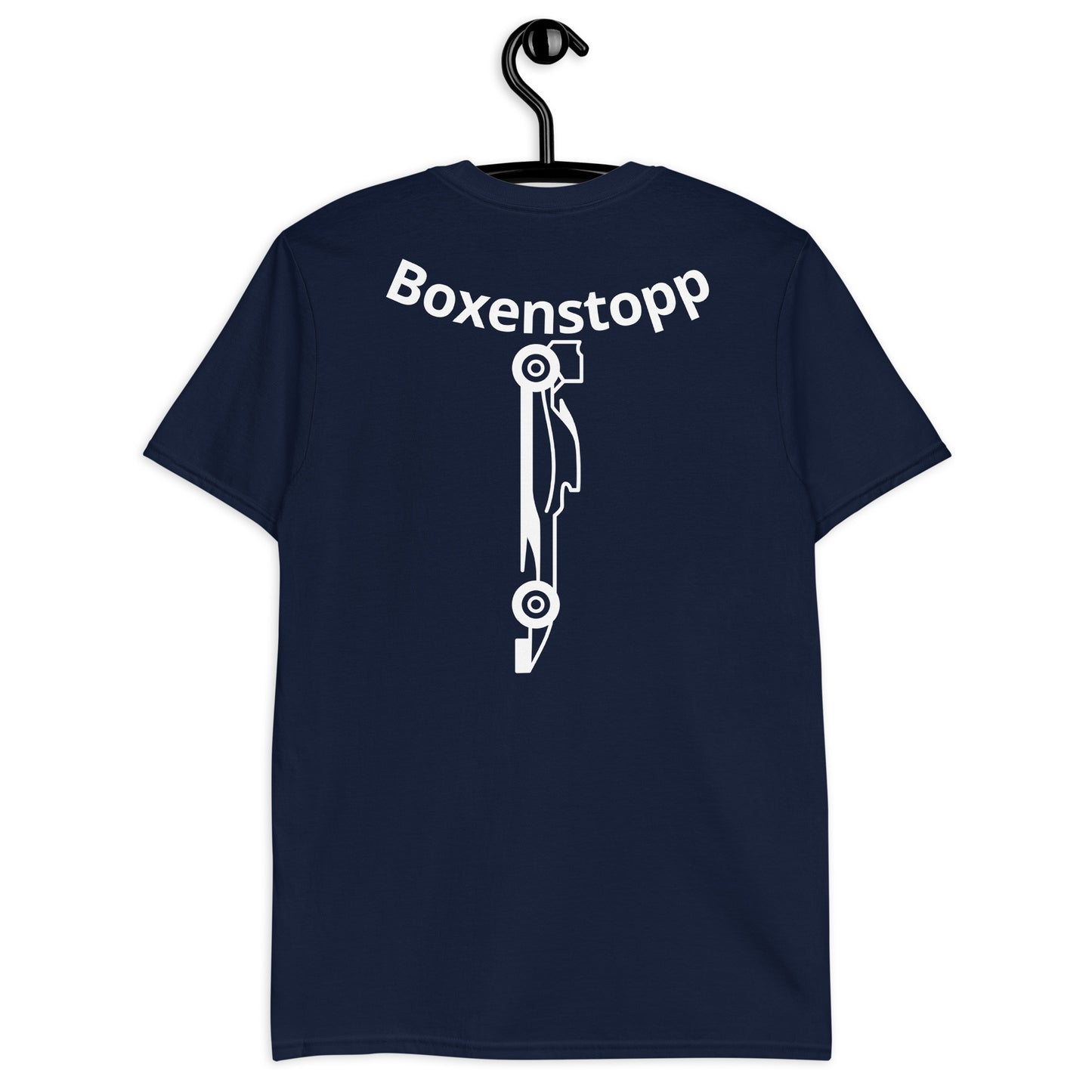 Boxenstopp Dark (Curve) Reverse Short-Sleeve Unisex T-Shirt