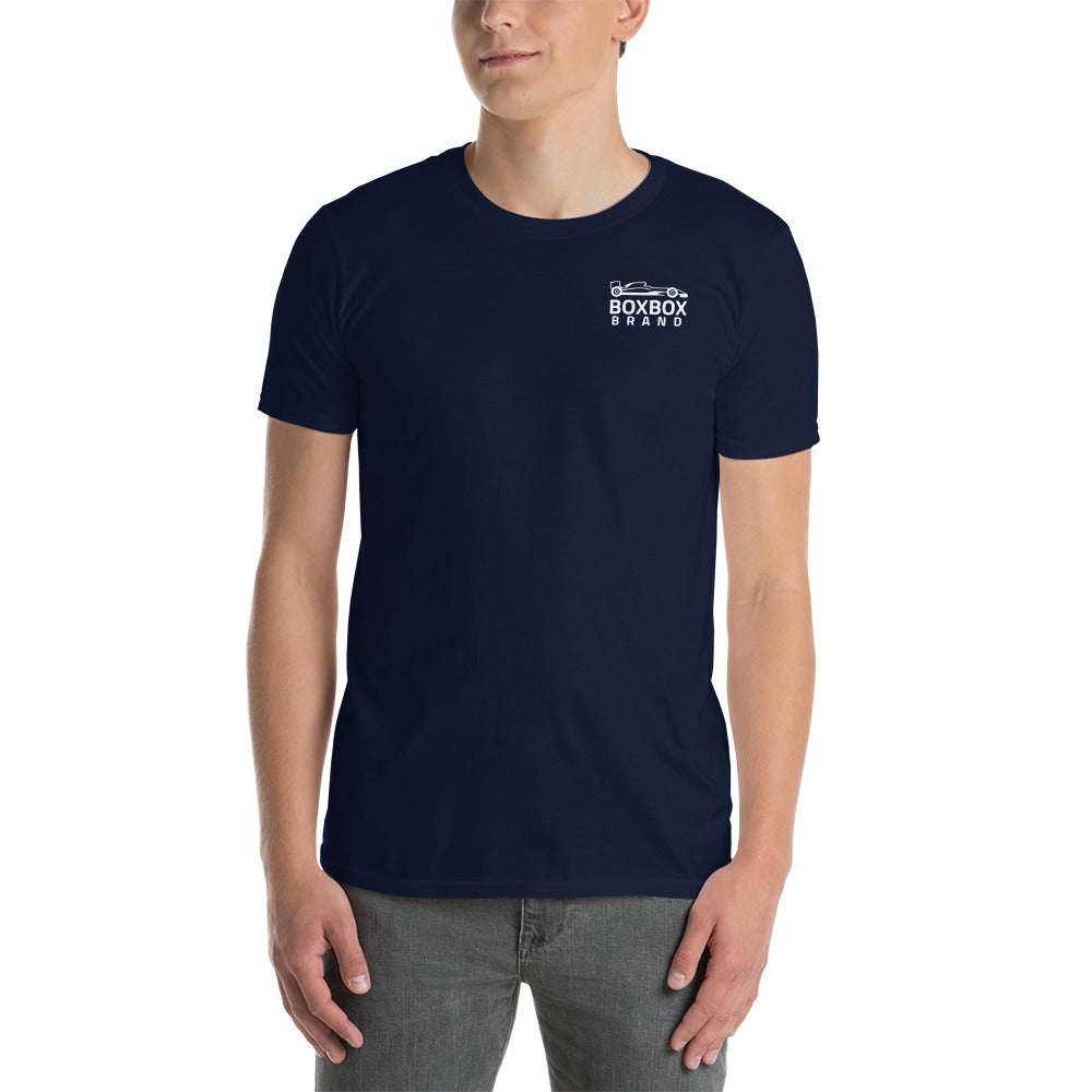 "BOX,BOX" Reverse (Curve) Short-Sleeve Unisex T-Shirt