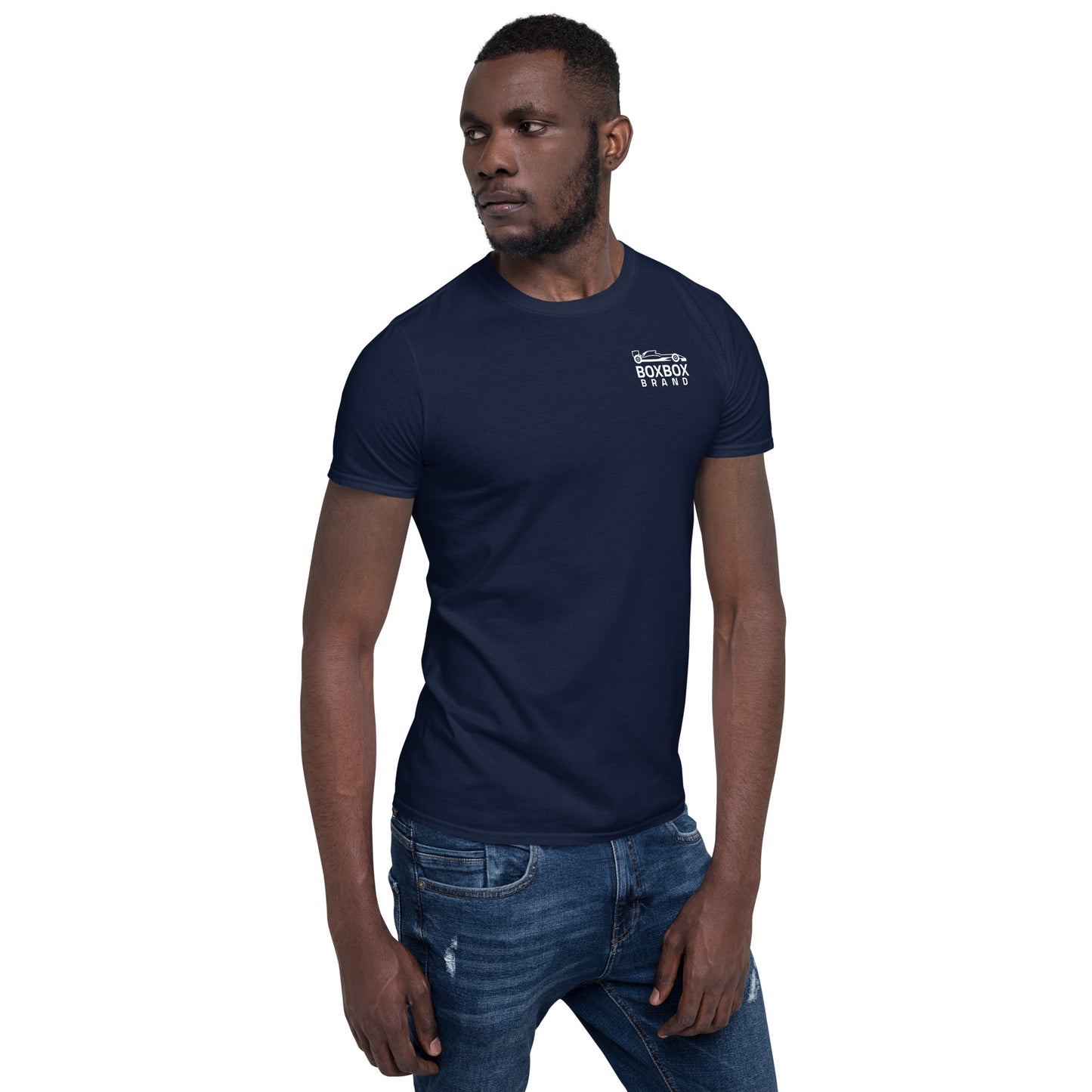 "BOX,BOX" Reverse (Curve) Short-Sleeve Unisex T-Shirt