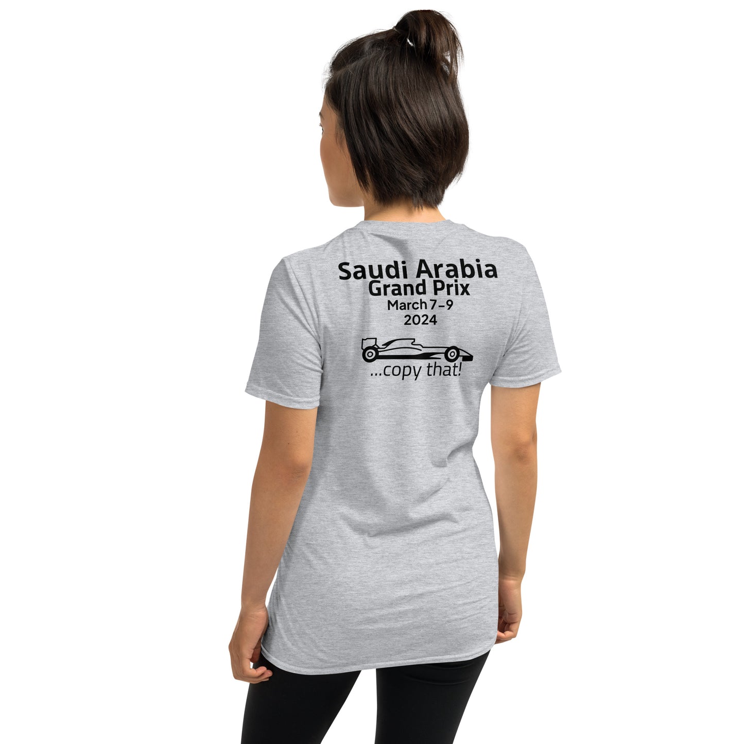 2024 Saudi Arabia Grand Prix Reverse Short-Sleeve Unisex T-Shirt