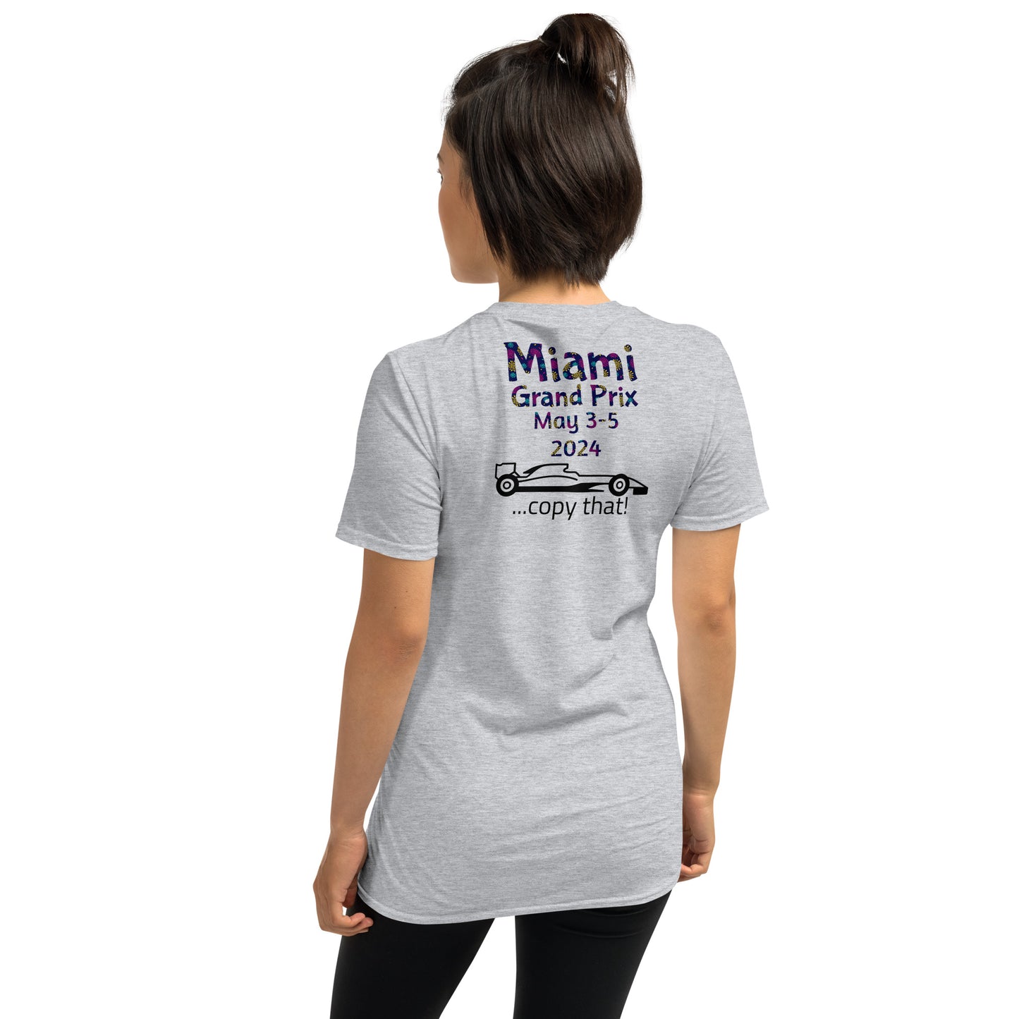 2024 Miami Grand Prix Reverse Short-Sleeve Unisex T-Shirt