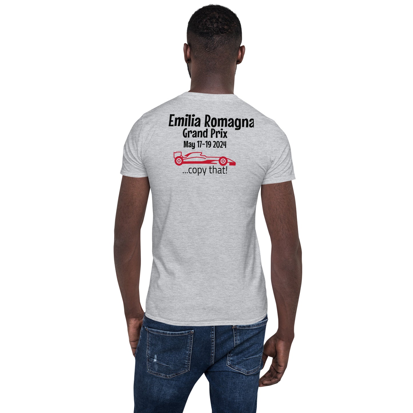 2024 Emilia Romagna Grand Prix Reverse Short-Sleeve Unisex T-Shirt