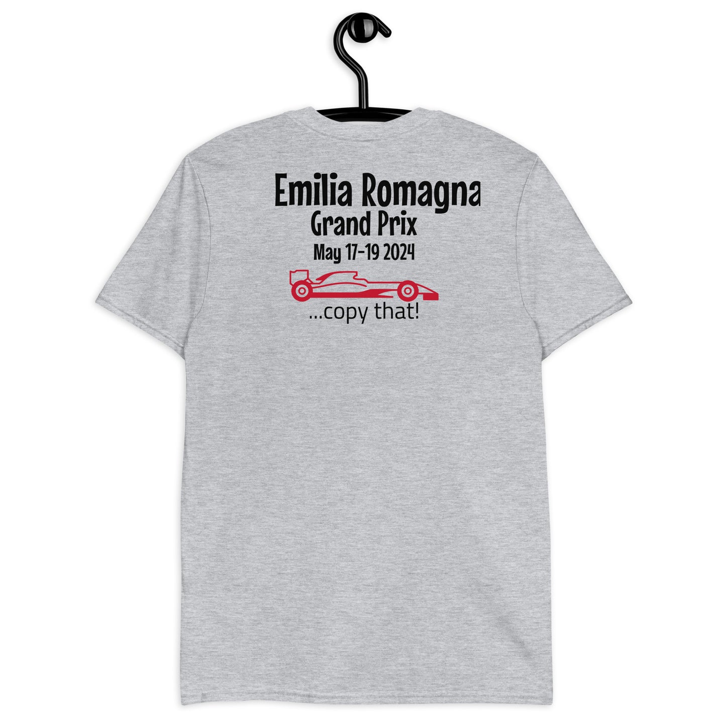 2024 Emilia Romagna Grand Prix Reverse Short-Sleeve Unisex T-Shirt