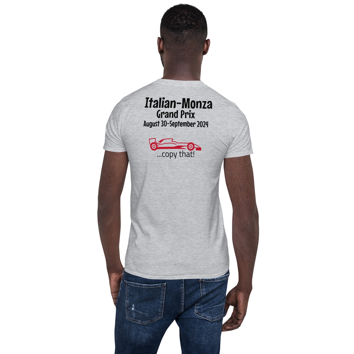 2024 Italian-Monza Grand Prix Reverse Short-Sleeve Unisex T-Shirt