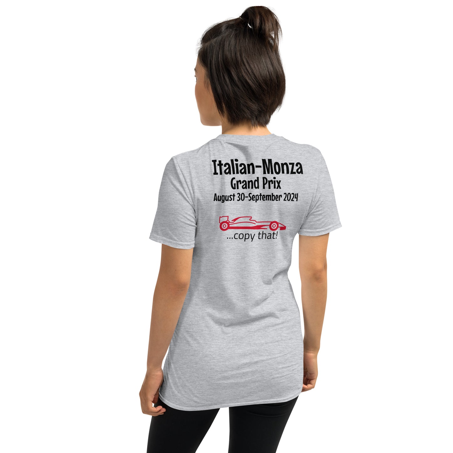 2024 Italian-Monza Grand Prix Reverse Short-Sleeve Unisex T-Shirt
