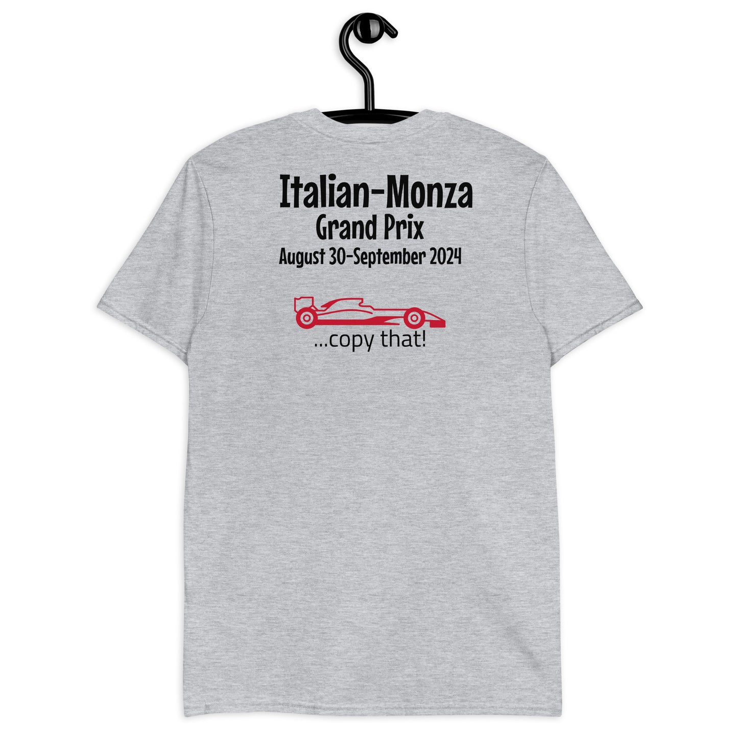 2024 Italian-Monza Grand Prix Reverse Short-Sleeve Unisex T-Shirt