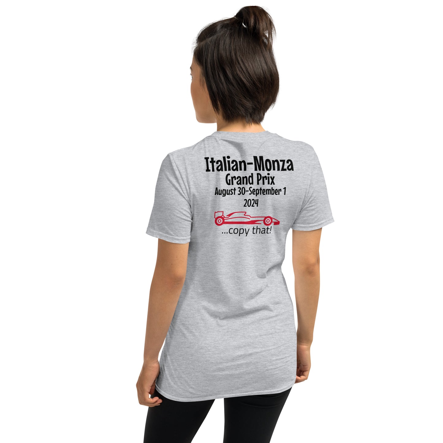 2024 Italian-Monza Grand Prix Reverse Short-Sleeve Unisex T-Shirt