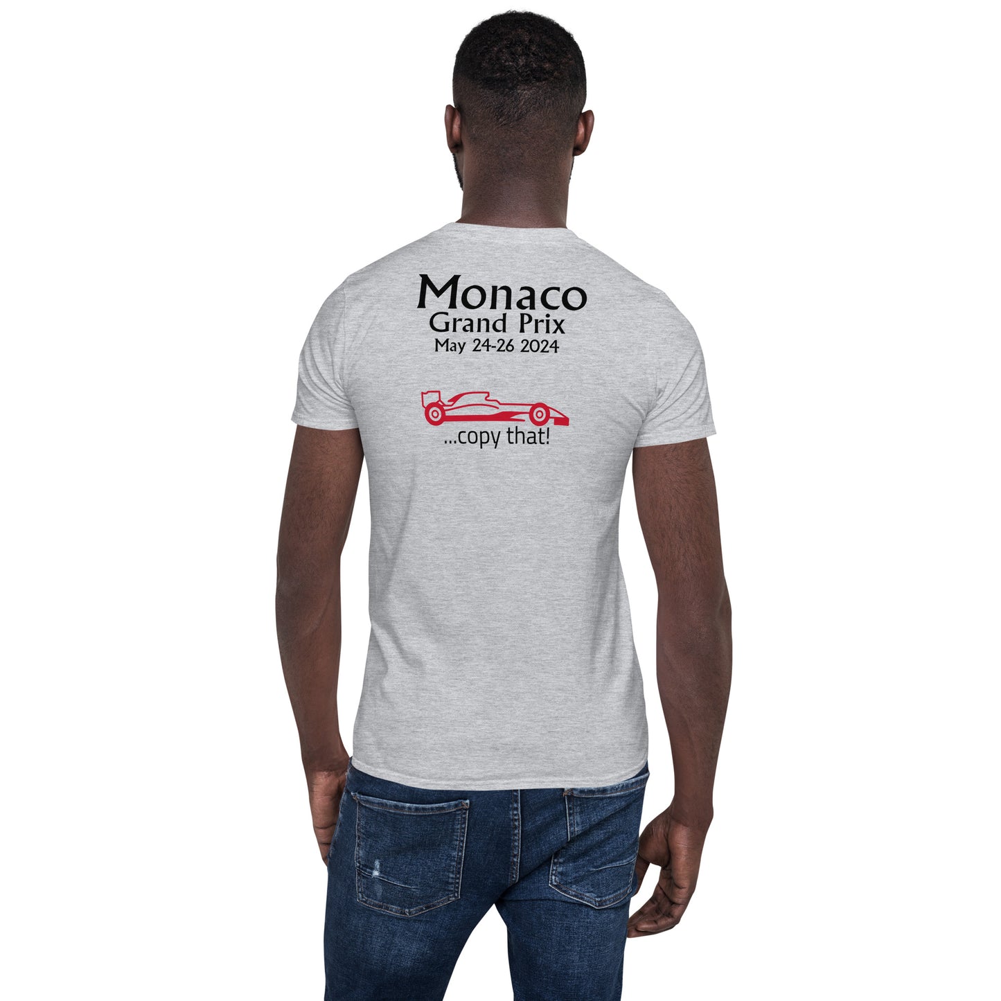 2024 Monaco Grand Prix Reverse Short-Sleeve Unisex T-Shirt